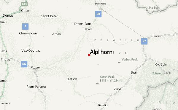 Älplihorn Location Map