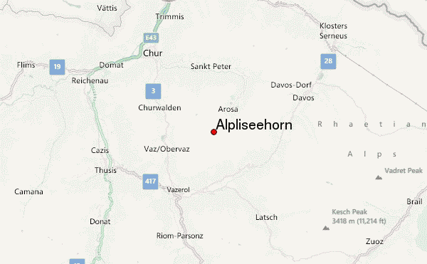 Älpliseehorn Location Map