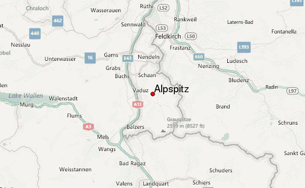 Alpspitz Location Map