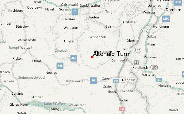 Altenalp Türm Location Map