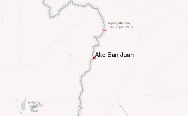 Alto San Juan Location Map