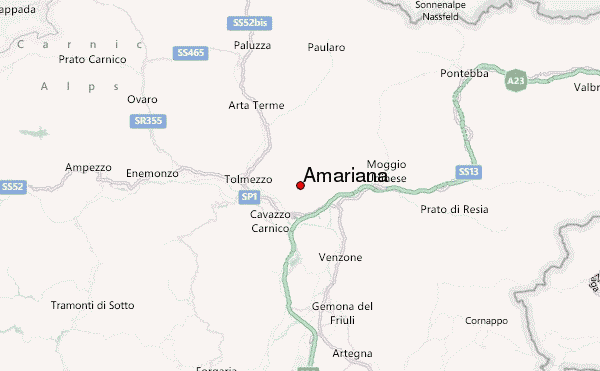 Amariana Location Map
