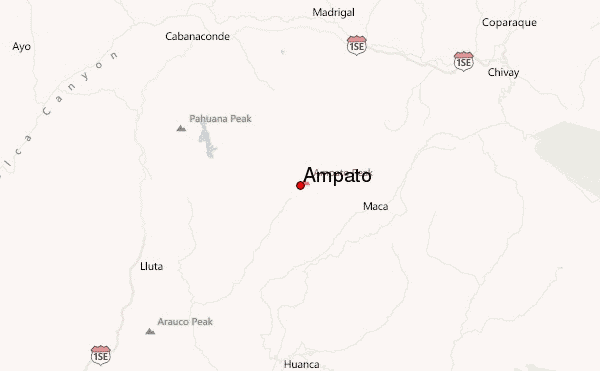 Ampato Location Map