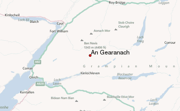An Gearanach Location Map
