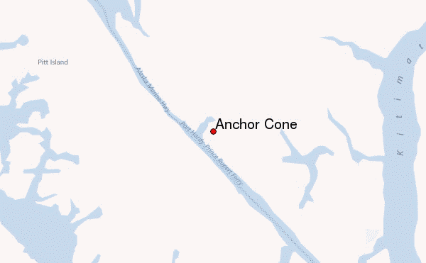 Anchor Cone Location Map