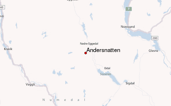 Andersnatten Location Map