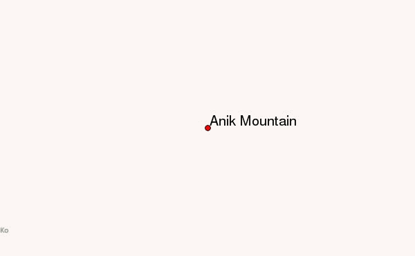 Anik Mountain Location Map