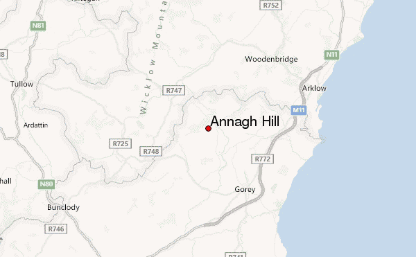 Annagh Hill Location Map