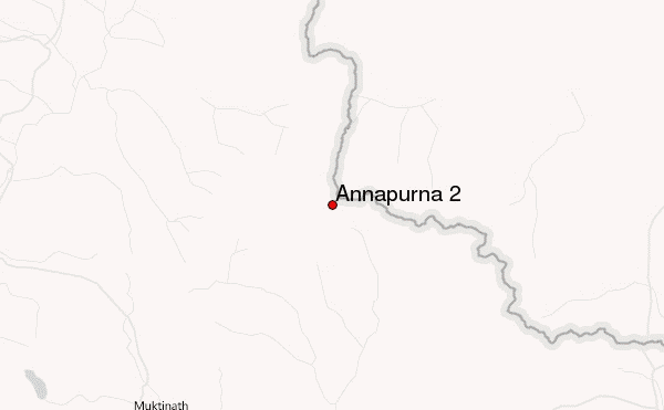 Annapurna 2 Location Map