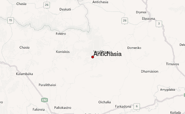 Antichasia Location Map