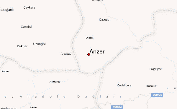 Anzer Location Map
