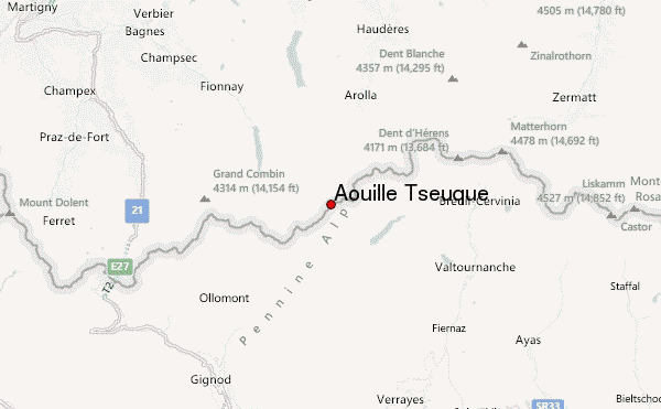 Aouille Tseuque Location Map