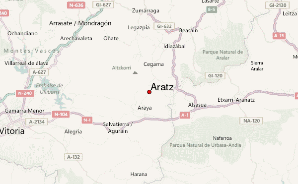 Aratz Location Map