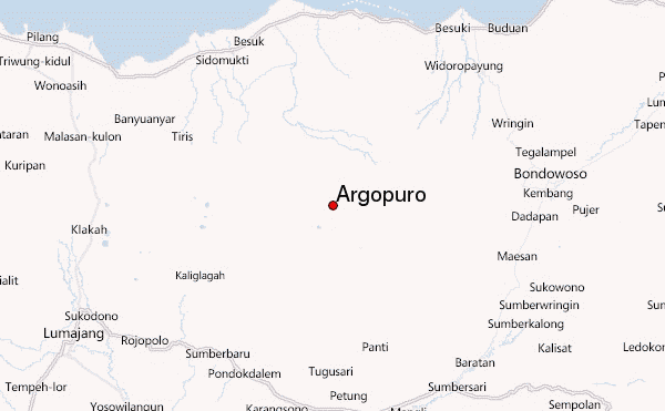 Argopuro Location Map