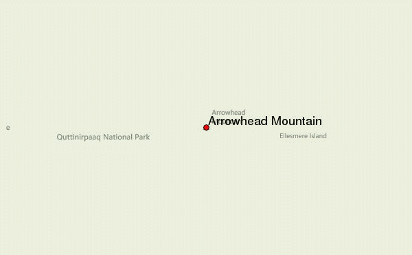 Arrowhead Mountain Location Map