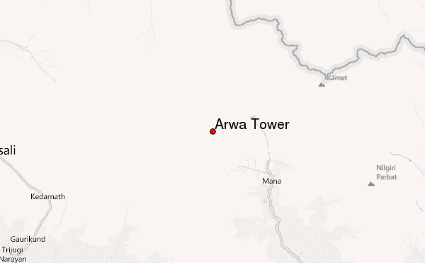 Arwa Tower Location Map