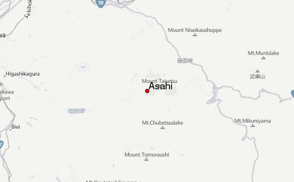 Asahi Location Map