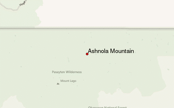 Ashnola Mountain Location Map
