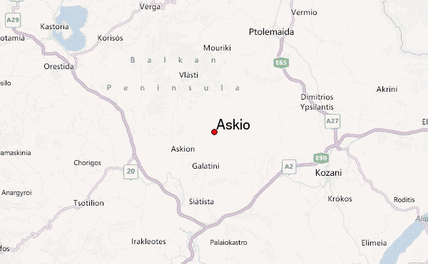 Siniatsiko (Askio) Location Map
