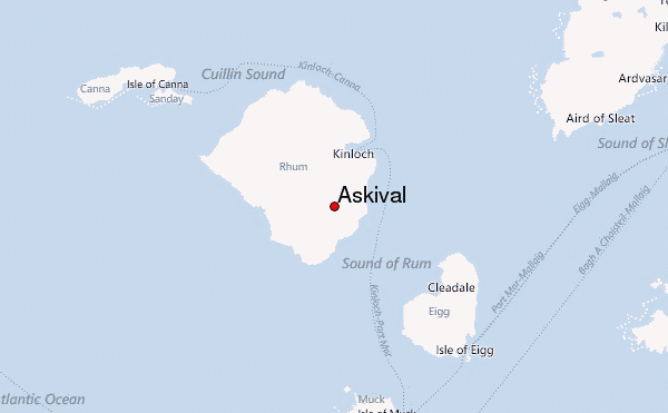 Askival Location Map