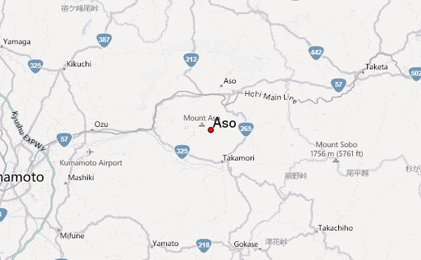 Aso Location Map
