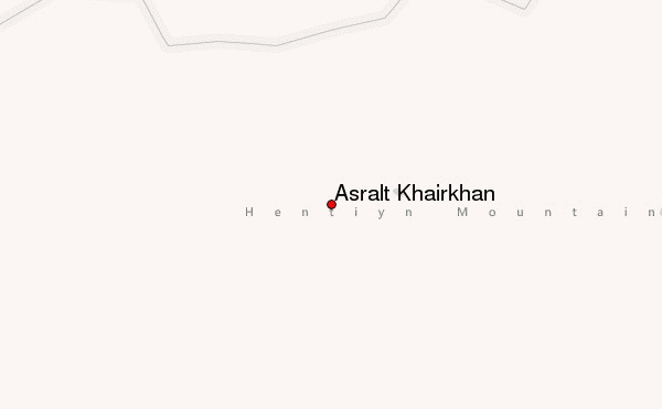 Asralt Khairkhan Location Map