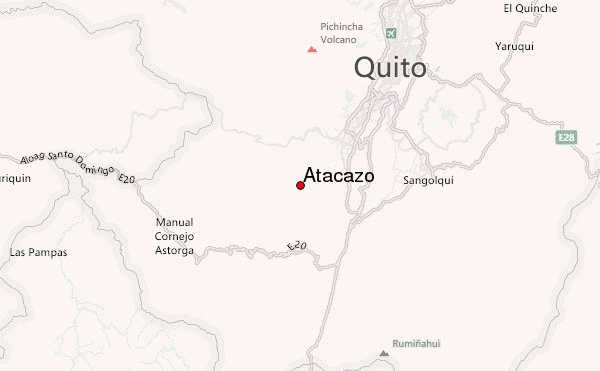 Atacazo Location Map