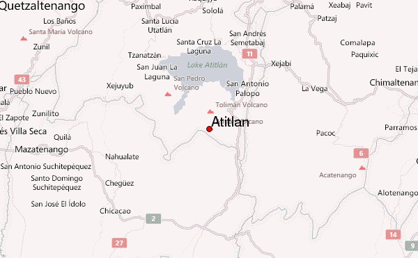 Atitlan Location Map