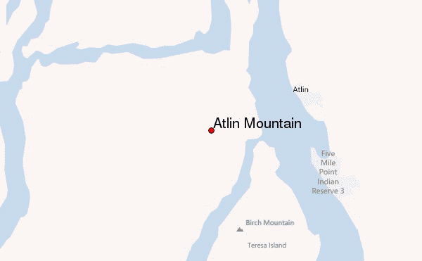 Atlin Mountain Location Map