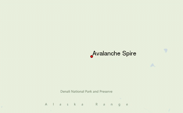 Avalanche Spire Location Map