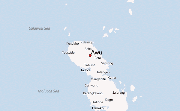 Awu Location Map