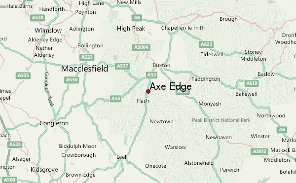 Axe Edge Location Map