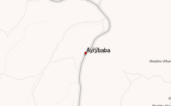 Aýrybaba Location Map