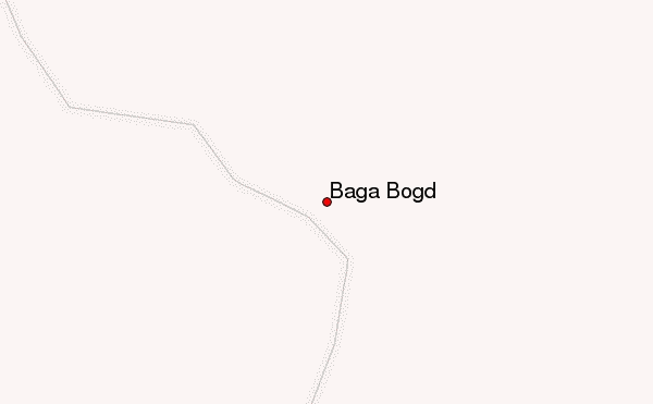 Baga Bogd Location Map