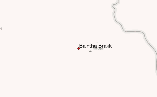 Baintha Brakk Location Map