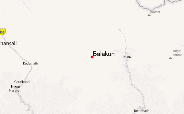 Balakun Location Map