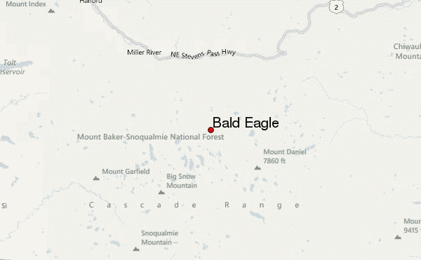 Bald Eagle Location Map