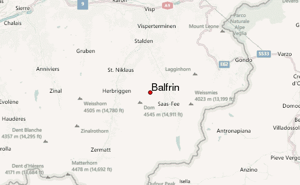 Balfrin Location Map