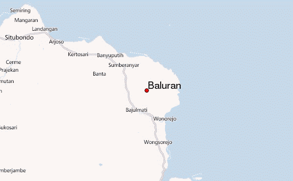 Baluran Location Map