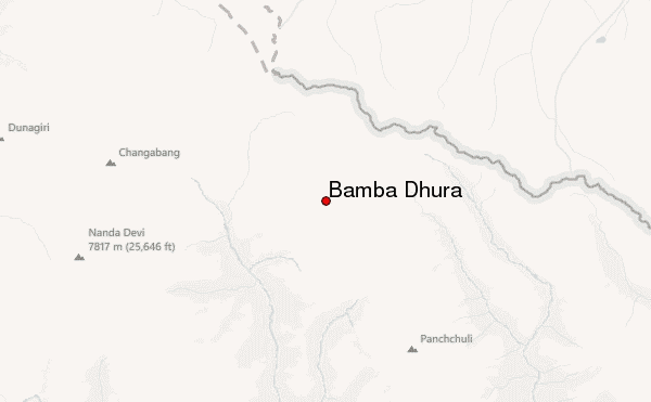 Bamba Dhura Location Map