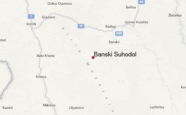 Banski Suhodol Location Map