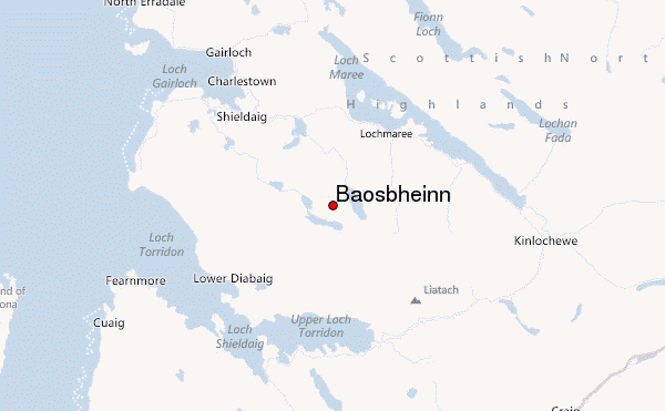Baosbheinn Location Map