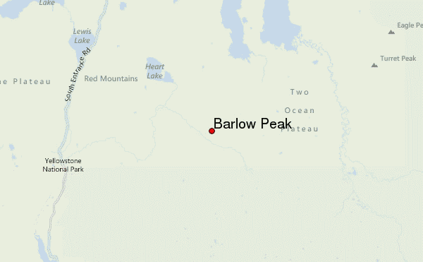 Barlow Peak Location Map