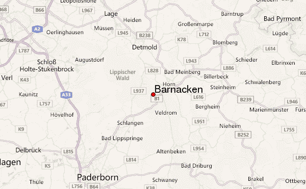 Barnacken Location Map