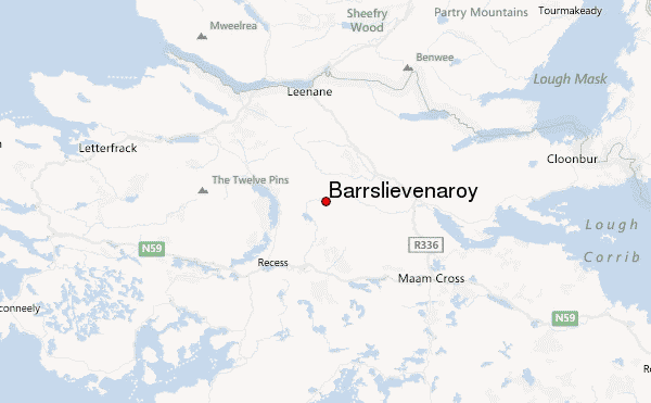 Barrslievenaroy Location Map