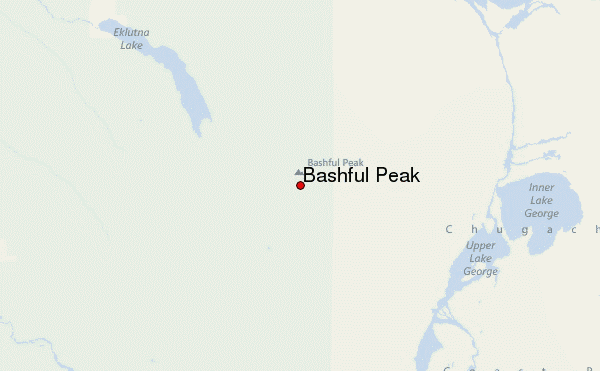 Bashful Peak Location Map