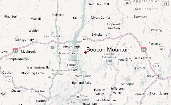 Beacon Mountain Location Map