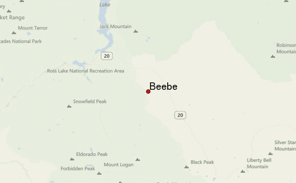 Beebe Location Map