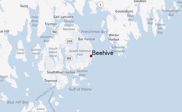 Beehive Location Map