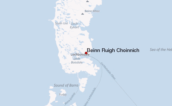 Beinn Ruigh Choinnich Location Map